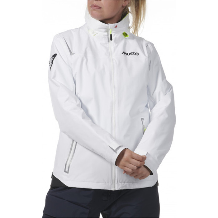 2024 Musto Womens BR1 Solent Sailing Jacket 82404 - White